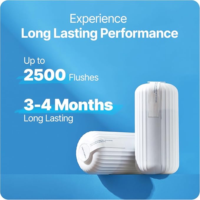 Fresh & Fresh Automatic Toilet Bowl Cleaners - 68 Bottles(UPTO 2500 FLUSHES/Bottle), Commercial and Residential Toilet Cleaner 3-4 MONTH Lasting Toilet Bowl Cleaner Bottle