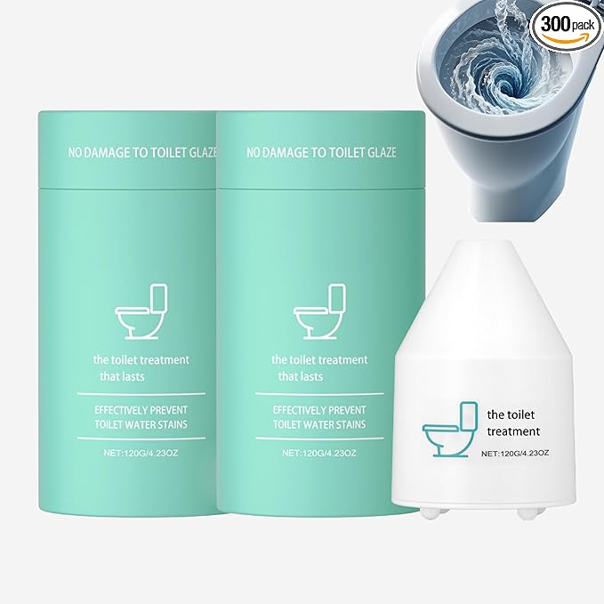 Gel Toilet Bowl Cleaner, Foaming Toilet Cleaner, No Scrub Toilet Bowl Freshener, Bathroom Cleaning Products, Prevent Stains and Limescale, Long-Lasting Fresh Scent, Deep Cleans Pipes (2PCS)