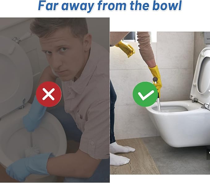 YINGMORE Pumice Stone Toilet Bowl Cleaner with 1Toilet Handle and 7 Cleaning Stone+Extra 10Pack Refills