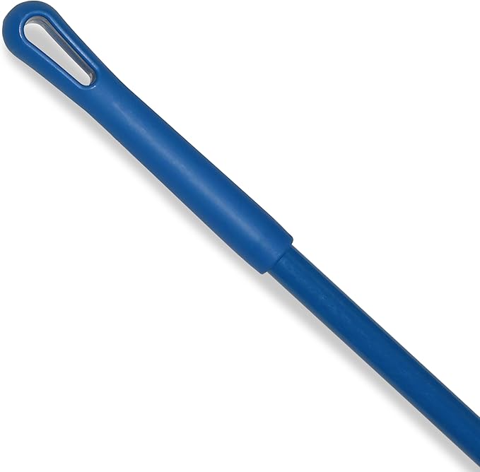 SPARTA 41225EC14 Fiberglass Broom Handle, Mop Handle, Replacement Handle With Acme Threaded Tip For Commercial Cleaning, 48 Inches, Blue, (Pack of 12)