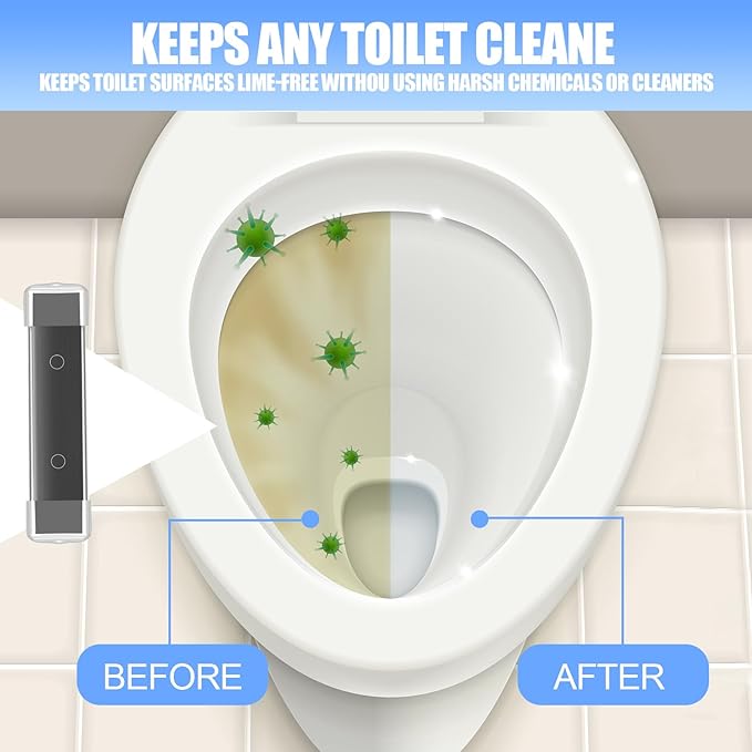 12 Pcs Magnetic Toilet Bowl Cleaner Black Toilet Cleaning Magnets Magnetic Tank Cleaner for Household Bathroom Cleaning Supplies Against Stains No Chemicals