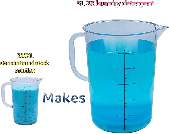 OxhornMon20X Concentrated Laundry Detergent Refill for Home Use, Makes 2.6 Gallons (300 Loads) – Powerful Stain Removal, HE Compatible, Great Value for Families