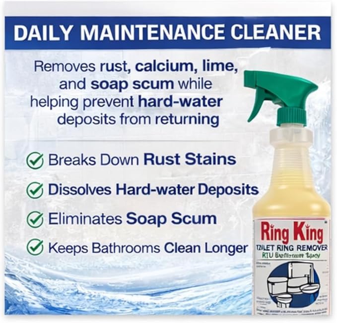 Ring King Toilet Ring Remover RTU – Bathroom Spray (Daily Maintenance)