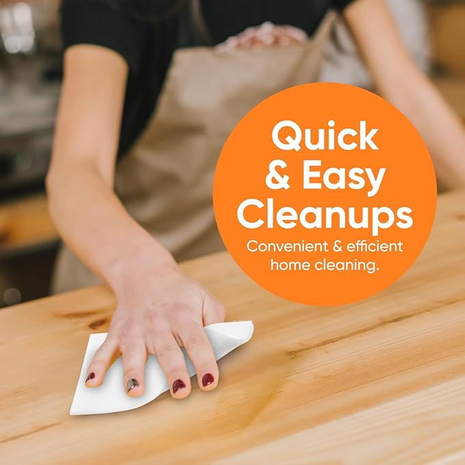 Superio Miracle Eraser Thin Sheets - 12 Count - Multi-Surface Cleaning Pads, No Chemicals Needed, Scratch-Free
