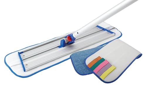 Medline MicroMax Microfiber Wet Mops, Blue, 18", Pack of 100