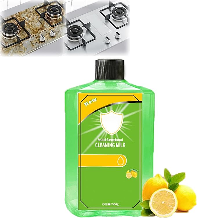 10.5 Oz/300 Ml Multi Scene Cleansing Milk, Cleaning Milk House Cleaner, Powerful Multifunctional Cleaner Liquidmilk Concentrated Cleansing Lotion, 2026 New Kitchen Cleaners, for Home (1)
