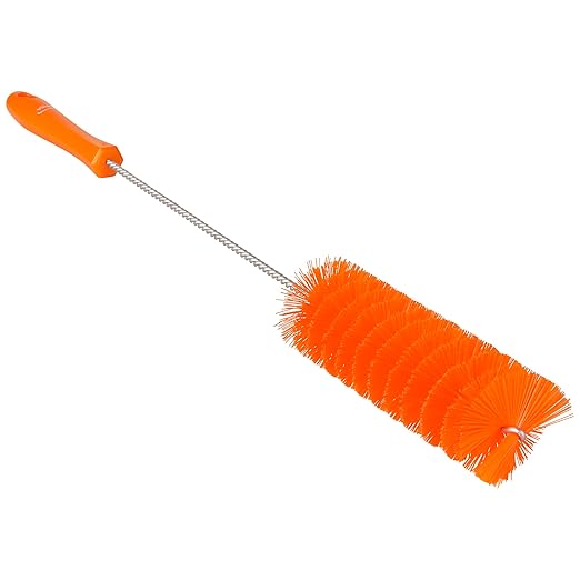 Vikan 53797 Tube Brush, 2", 19.7", Medium, Orange
