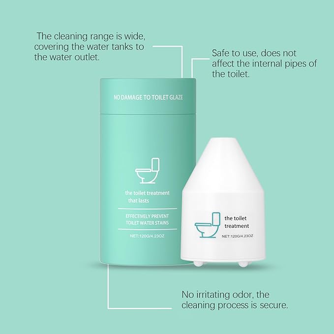 Gel Toilet Bowl Cleaner, Foaming Toilet Cleaner, No Scrub Toilet Bowl Freshener, Bathroom Cleaning Products, Prevent Stains and Limescale, Long-Lasting Fresh Scent, Deep Cleans Pipes (2PCS)