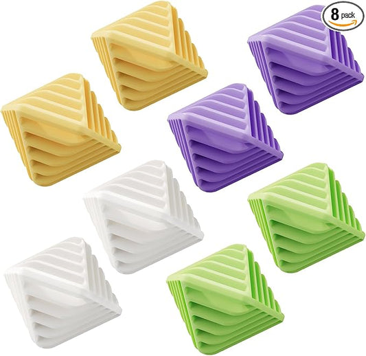 8Pack Reusable Laundry Dryer, Washing Machine & Dryer Agitator Balls, Tangle-Free Smooth Laundry, Enhanced Cleaning & Faster Drying, TPR Material, Compatible with All Washers & Dryers