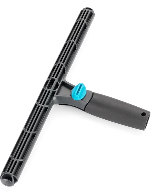 Carlisle FoodService Products Window Washer T-Bar, Window Cleaning Tool 18", Standard Thread with Swivel for Window Washing