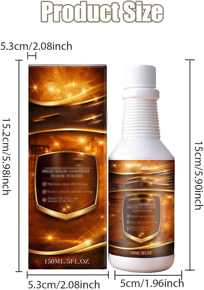 Wood Floor Restorer, Wood Floor Shine Restorer, Cleans and Revives All Types Of Flooring, Long Lasting Shine (1)