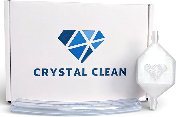 CRYSTAL CLEAN | Automatic Toilet Bowl Cleaner | Time Saving Single Pod System | No Tablets Or Stamps | Quick & Easy Toilet Tank Install | Septic & Plumbing Safe | Pre-Loaded Detergent | Fresh Scent