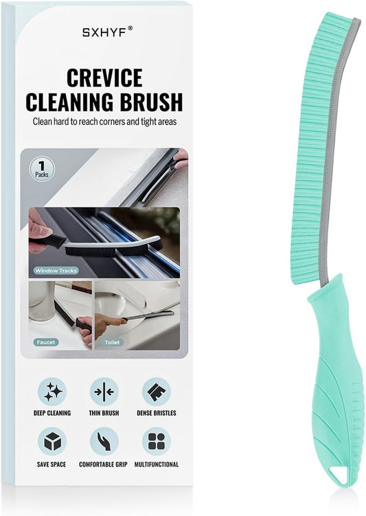 SXhyf Cleaning Brush - Hard Bristle Crevice Cleaning Brush, Multifunctional Gap Scrub Brush, Kitchen Essentials, Bathroom Cleaner Tools for Household Use, Home, Window, Toilet, Stove
