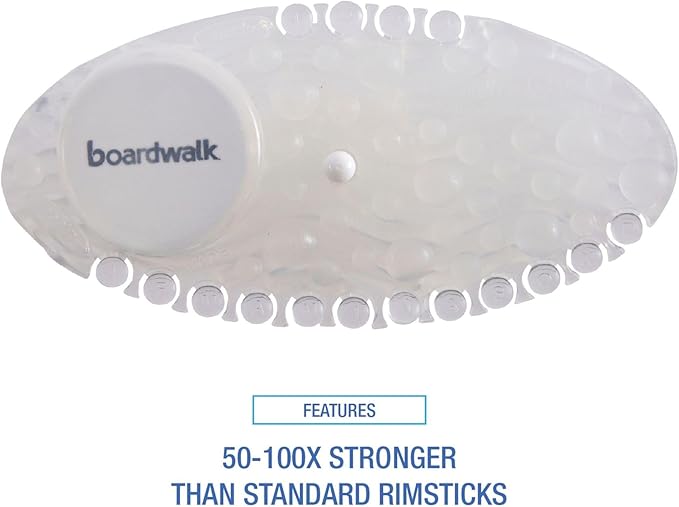 Boardwalk Curve Air Freshener, Mango, Solid, Clear, 10/Box