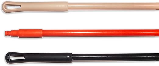 SPARTA 41225EC25 Fiberglass Broom Handle, Mop Handle, Replacement Handle With Acme Threaded Tip For Commercial Cleaning, 48 Inches, Tan