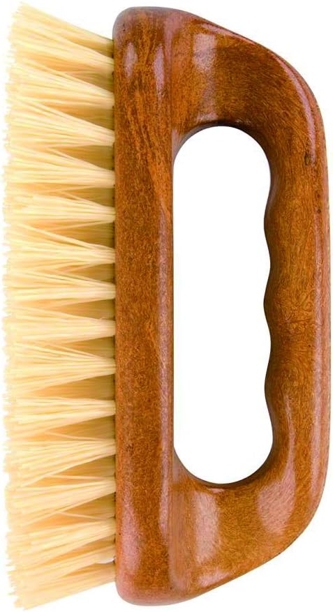 Elliott Wood Effect Scrubbing Brush, Strong and Durable Scrub Brush with Easy Grip Handle and Synthetic Fibres, Perfect for Indoor and Outdoor Cleaning on Hard and Soft Surfaces