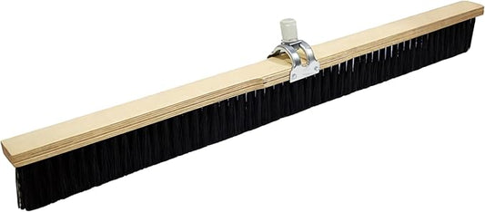 Bon 82-470 Concrete Finish Brush 24" Black Styrene Bristles with Adjustable Handle Socket 3" Trim for Concrete Texturing