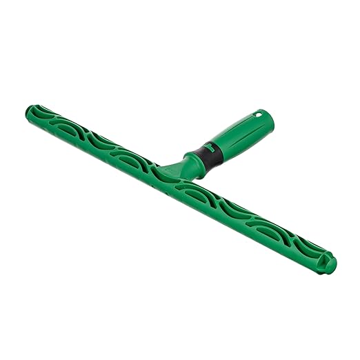 Unger Commercial 18" Ergonomic T-Bar Window Washer Handle, Case of 10 – Two-Component Grip with Water Wells for Enhanced Control and Water Retention EH450