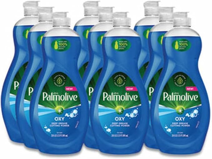 Palmolive 45041 Dishwashing Liquid, Unscented, 20 oz Bottle, 9/Carton