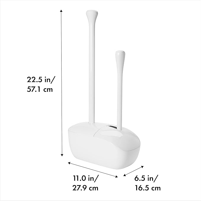 OXO Good Grips Toilet Brush & Plunger Combo Set and SimplyTear Paper Towel Holder