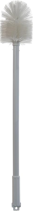 SPARTA Industial Tank Brush Pipe Brush, Drain Brush with Handle for Commercial Kitchens, Polyester Bristle, 5 Inch, White, (Pack of 6)