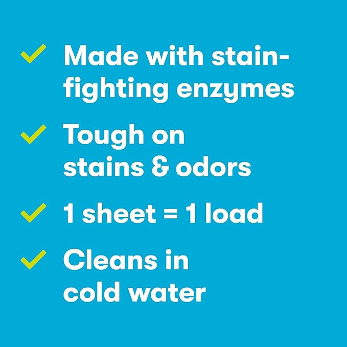 ECOS Laundry Detergent Sheets Vegan, No Plastic Jug, No Mess, Liquid Free - Hypoallergenic, Plant Powered Laundry Detergent Sheet - Lavender Vanilla - 64 Count (Pack of 4)