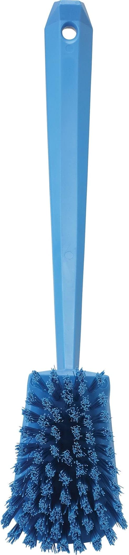 Vikan-41863 Long Handle Brush, 16"L, Stiff - Blue