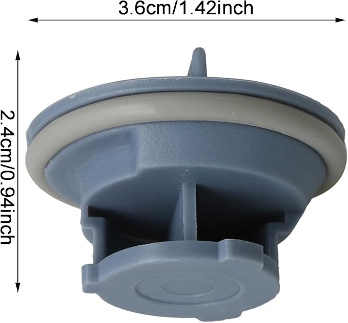 Plastic 8558307 Dispenser Cap Rinse Aid Caps for Dishwasher Replacement Part