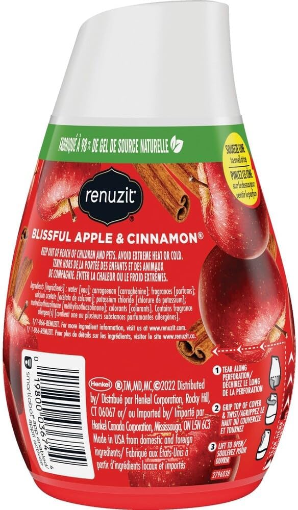 Renuzit, Blissful Apple & Cinnamon, 7 Ounce