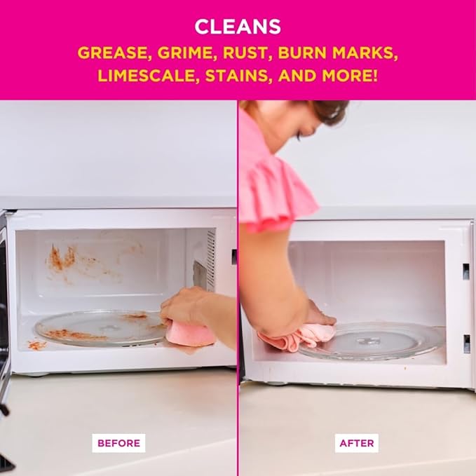 Stardrops The Pink Stuff Miracle Cream Cleaner for Stainless Steel & Multi-Purpose Surfaces – Removes Grease, Grime, Limescale & Soap Scum – Tough on Stains, Gentle on Surfaces – 500ml