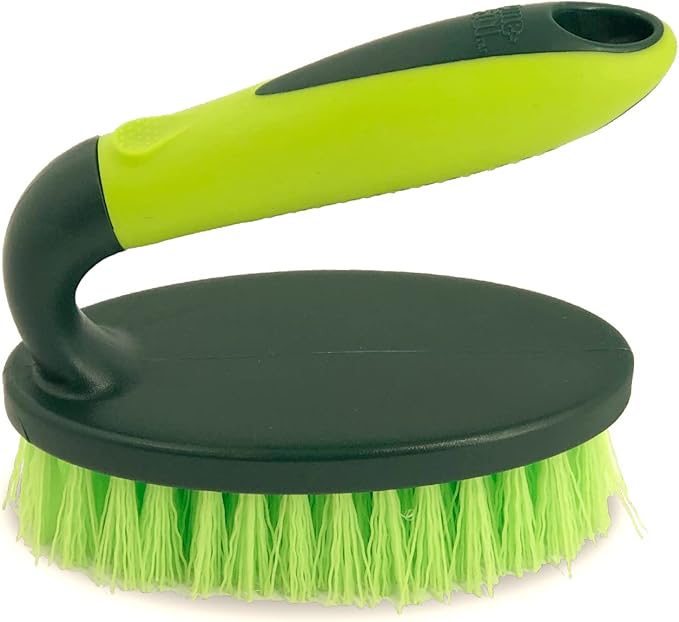 Pine-Sol Heavy Duty Scrub Brush – Comfort Grip | Iron Handle Design | All-Purpose Scrubber for Cleaning Kitchen, Bathroom, Sinks, Tubs, Floors
