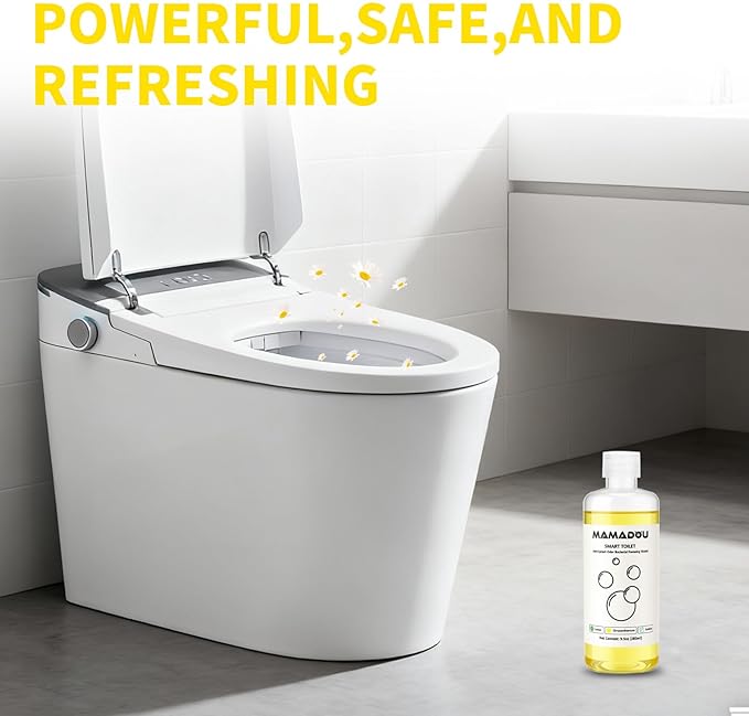 MAMADOU Smart Toilet Special Foam Agent Splash Toilet Bowl Cleaner Foaming Liquid Splash Proof Deodorizing Easy Cleaning Stain-Resistant For Fresh Bathroom 2Pack 285ml