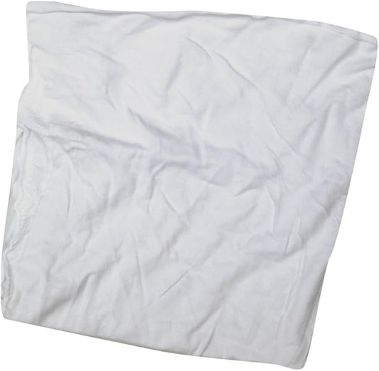 Mixed White Knit Rags, 22lb Box