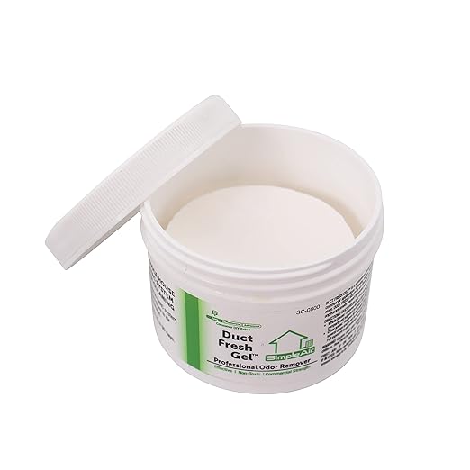 Duct Fresh Gel - HVAC Air Freshener, Cleaner, Deodorizer Non Toxic for Odor Block, Small