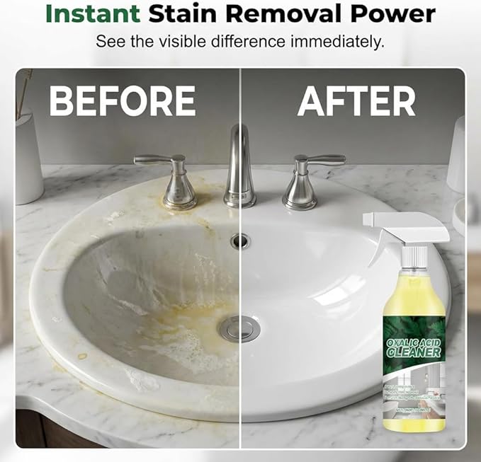 SENOY Powerful Stain Removal Cleaner Spray, 100ml/3.38 fl.oz Multipurpose Stain Removal Spray, Powerful Cleaning Foam Cleaner for Bathroom, Kitchen, Bathtub, Toilet, Porcelain, Tiles (2pcs)
