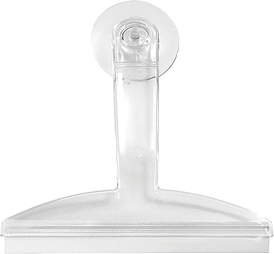 8" Clear Plastic Suction Squeegee Shower Window Cleaner
