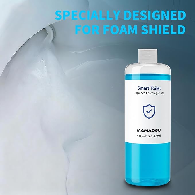 MAMADOU Smart Toilet Foam Agent 480ml 4Pack Splash Proof Foaming Shield Deodorizing Stain-Resistant Toilet Bowl Cleaner Special Cleaning Liquid For Fresh Bathroom