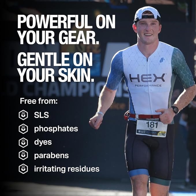 HEX Performance Fabric Booster, Unscented, 100 Loads (Pack of 2) – Activewear Fabric Conditioner Alternative for Softness, Stretch & Odor Control, Sensitive Skin Safe, HE Compatible, Eco-Friendly