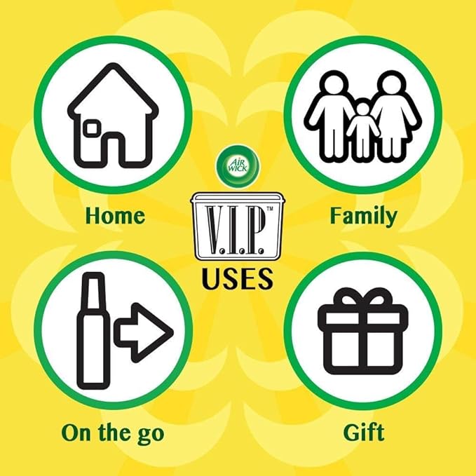 Air Wick V.I.P. Pre-Poop Toilet Spray | Rosy Starlet Scent | Contains Essential Oils | Travel size Air Freshener | Up to 100 uses - 1.85 Ounce (Pack of 3)