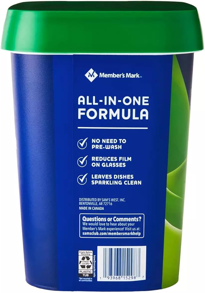 Member's Mark Auto Dishwasher Pacs, Ultimate Clean (105 Count)