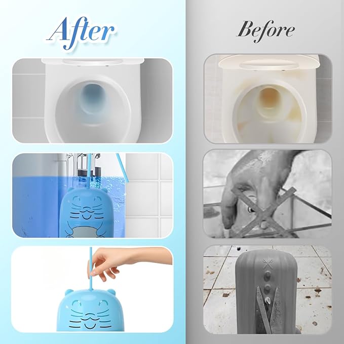Cute Dinosaur-Shaped Toilet Bowl Cleaner Bottle, Toilet Cleaner & Toilet Deodorizer, 2025 Upgraded Magic Toilets Cleaning Bottle, Bathroom Toilets Bowl Cleaner One bottle lasts for 90 days (1, GREEN)