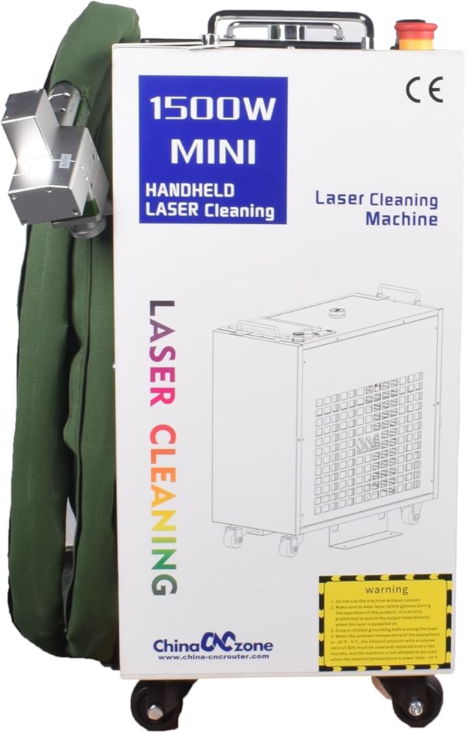 US STOCK Laser Cleaning Machine 1500W/2000W Single Pendulum Rust Removal Cleaning Oil Paint for Metal Cleaning Width 300MM Rust Removing Machine Laser Cleaner Machine 220V (1500W)