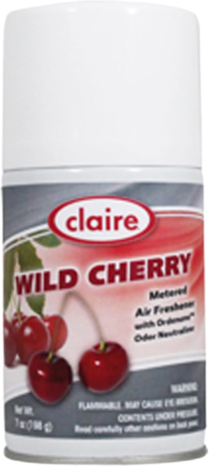 Claire CL107 Wild Cherry Metered Air Freshener; 7 Oz. Net Wt. (1 Pack)