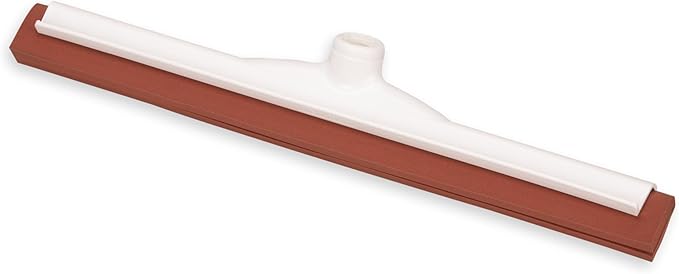 SPARTA Flo-Pac Moss Foam Floor Squeegee Window Squeegee with Plastic Frame for Floor, Bathroom, Kitchen, Concrete, Tile, Garage, Commercial Use, 18 Inches, Red, (Pack of 10)