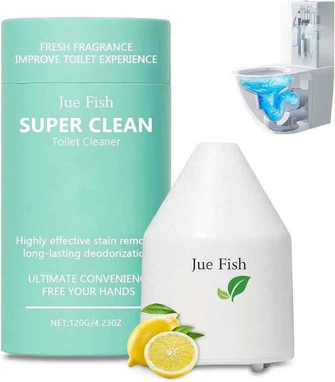 Toilet Cleaner - Automatic Flush-Activated | Plant-Based Freshness | Deep Cleans Bowl & Pipes, Micro-Porous Design Kr-azy Clean Toilet Cleaner,Klean Pro for Tanks And Toilets (A)