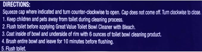 Toilet Bowl Cleaner Fresh Scent 24 Fl Oz Powerful Stain Remover Deep Clean Formula Limescale Rust Eliminator Deodorizing Bathroom Cleaner Septic Safe Toilet Cleaner