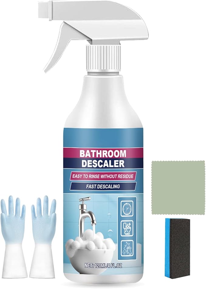 120 ml/4 fl oz Bathroom Descaler Foam Cleaner Spray - Bathroom Foam Cleaner Spray (1Pcs)