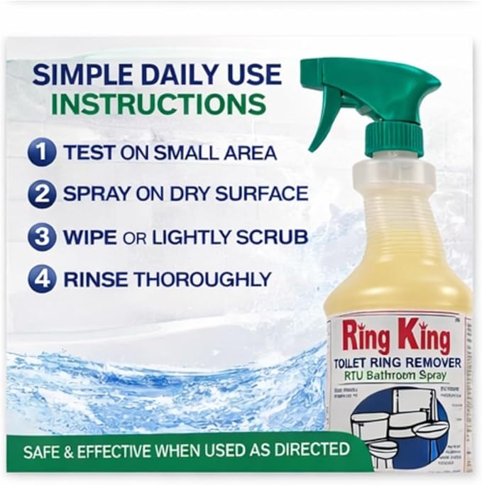 Ring King Toilet Ring Remover RTU – Bathroom Spray (Daily Maintenance)