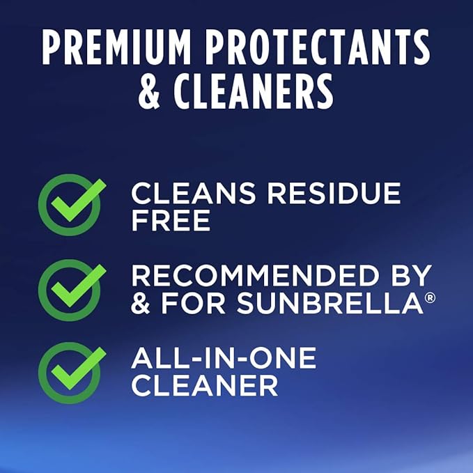 303 Products Marine Multi-Surface Cleaner, Boat Cleaner Spray for Vinyl, Canvas & Upholstery – Removes Dirt & Grime, Sunbrella Recommended, 32 oz (6-Pack)