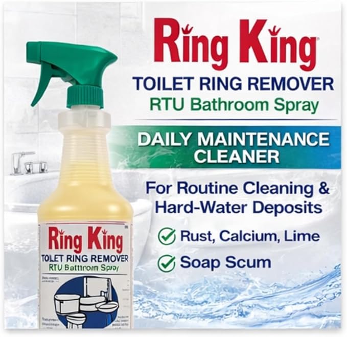 Ring King Toilet Ring Remover RTU – Bathroom Spray (Daily Maintenance)